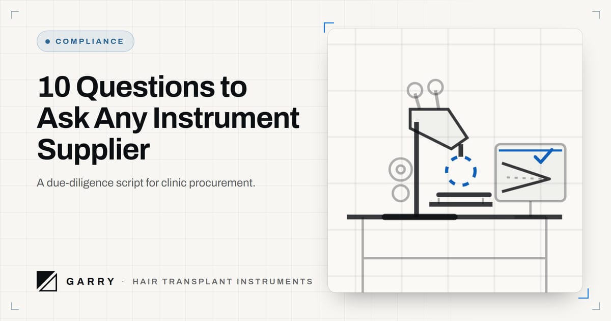 10 Questions to Ask Any Instrument Supplier - drawing of the individual inspection station